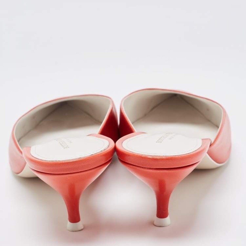 Orange bottega veneta kitten heels - Picture 7 of 11